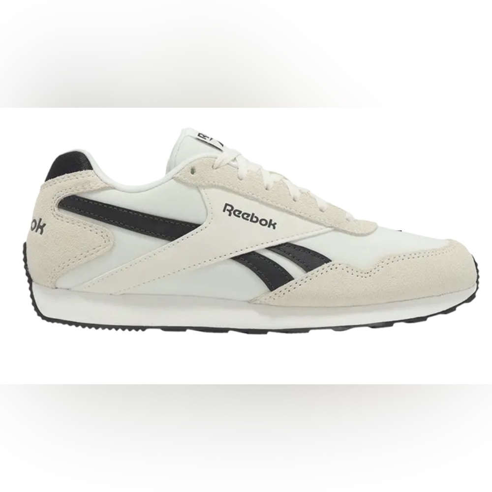 REEBOK Suede & Leather Classic Harman Double Sneakers‎ Cream/Grey/Black Size 8.5